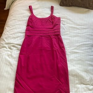 Size 6 knee length Calvin Klein dress.  Fuchsia pink.